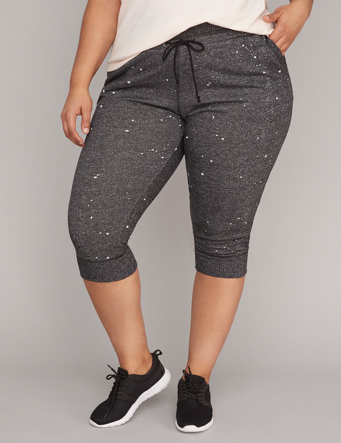 women's plus size capri joggers