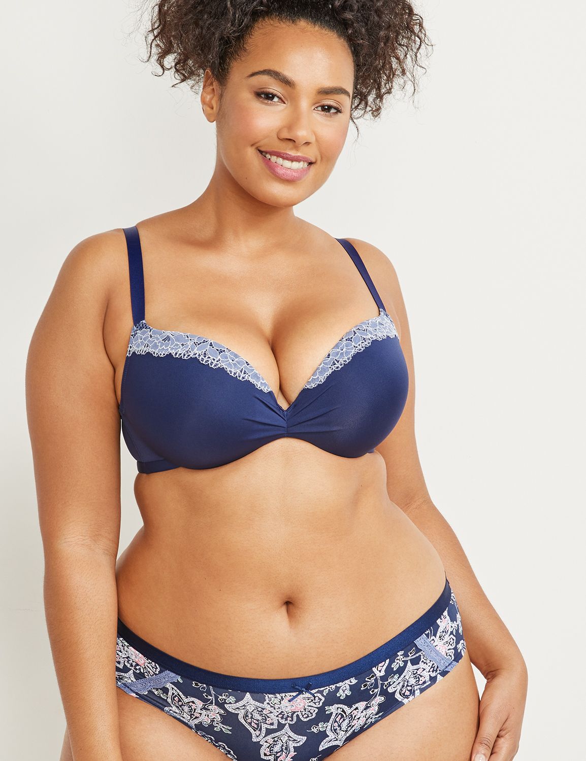 cacique max boost plunge bra