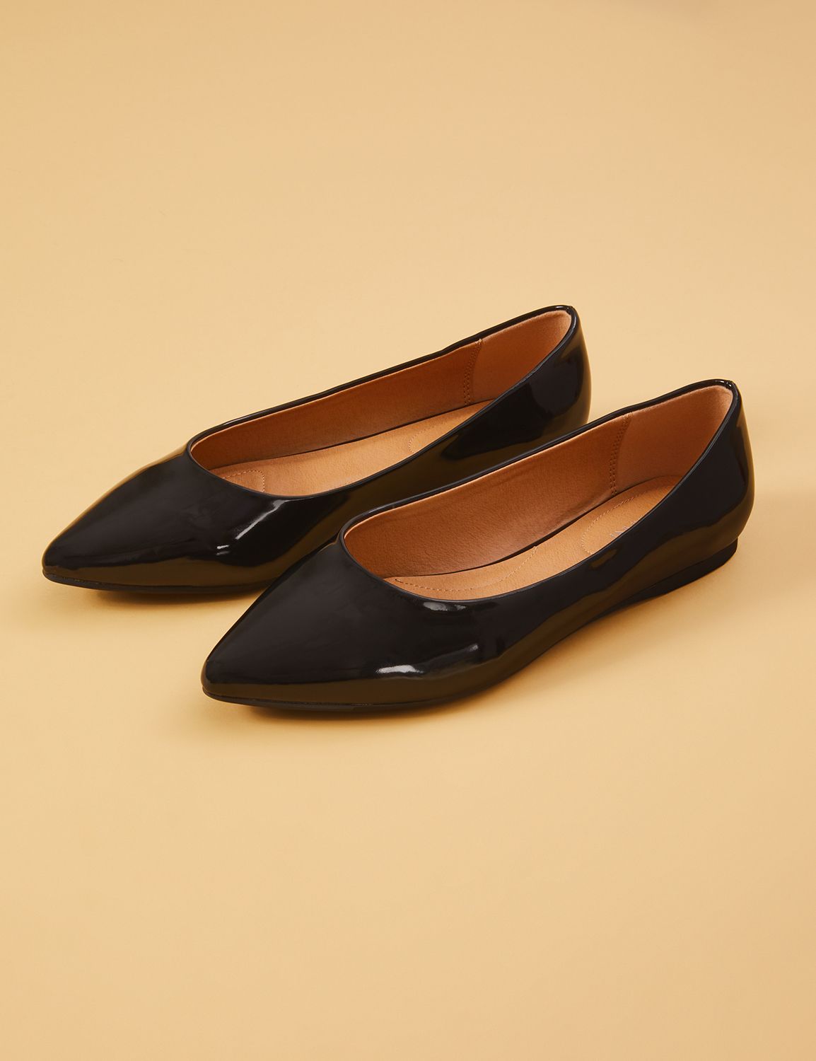 wide ballet flat shoes