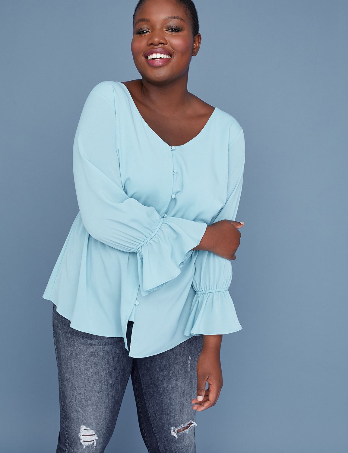 lane bryant dressy tops