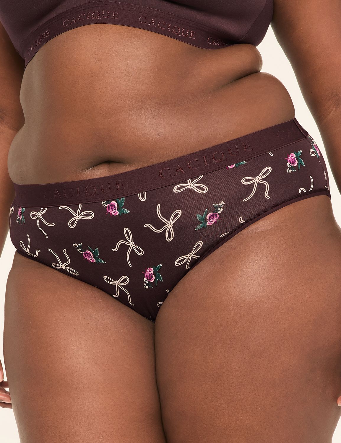 Cotton Hipster Panty with Wide Waistband