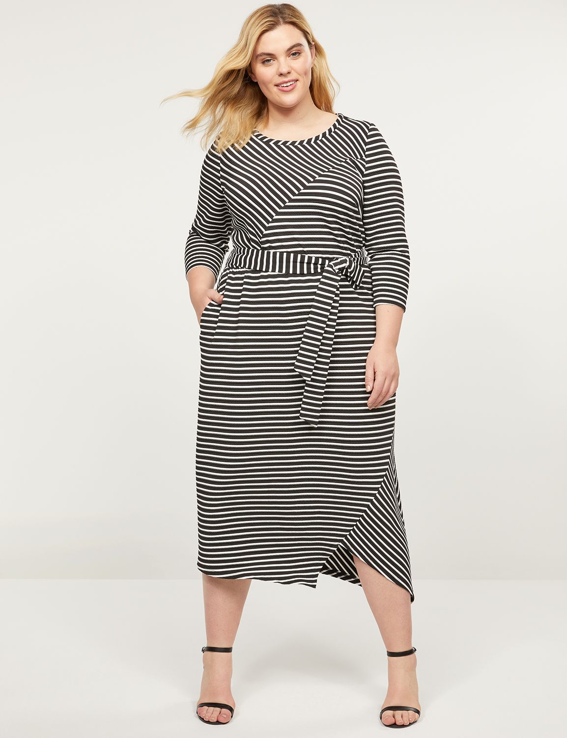 lane bryant striped dress