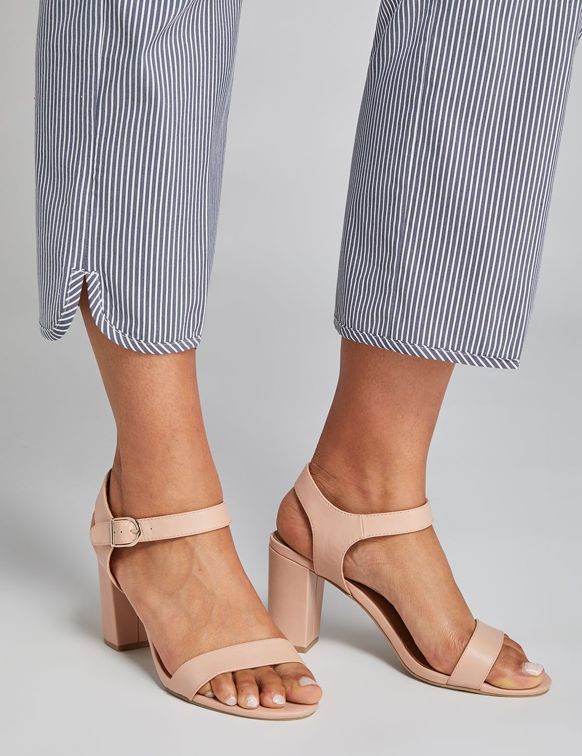 block heels blush