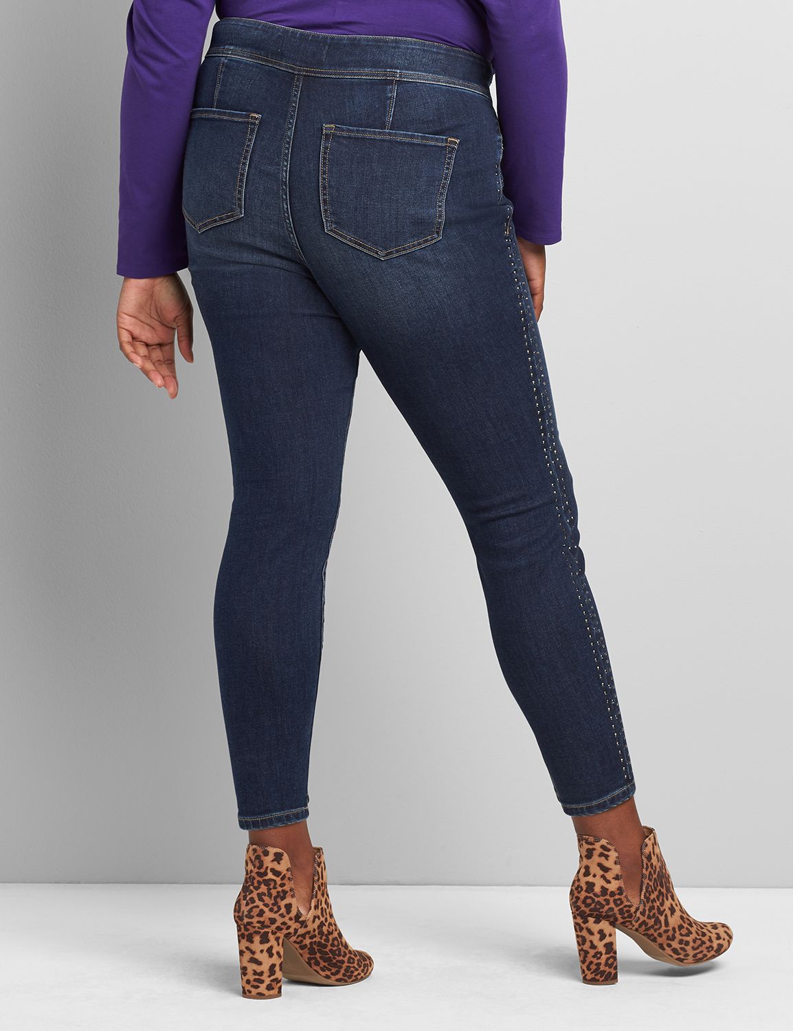jegging with side stripe