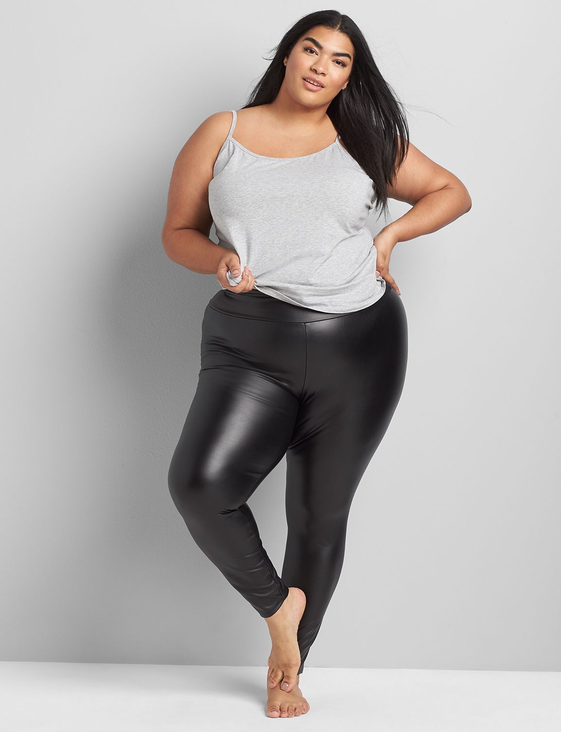 maternity coated leggings