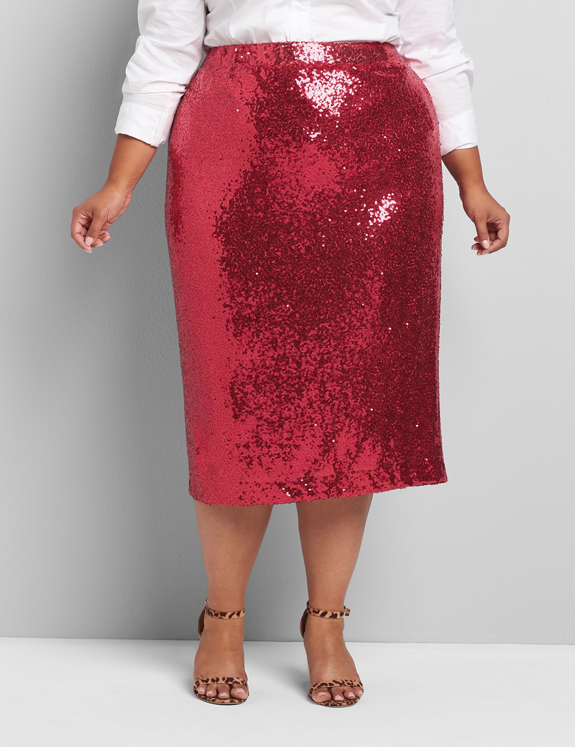 lane bryant sequin skirts