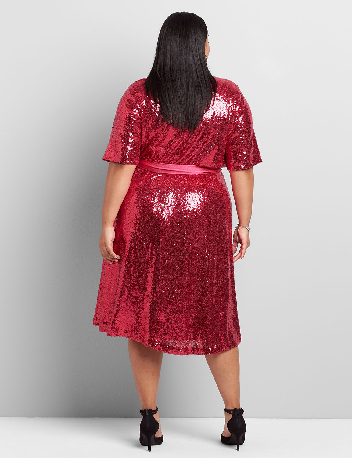 lane bryant velvet dress