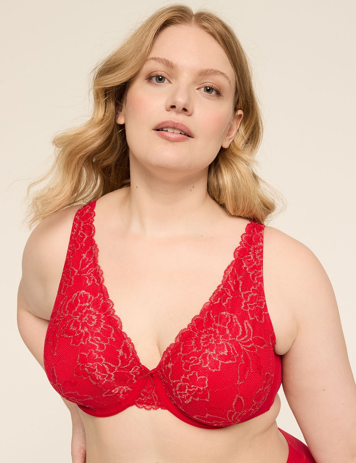 Lace Unlined Full Coverage Bra