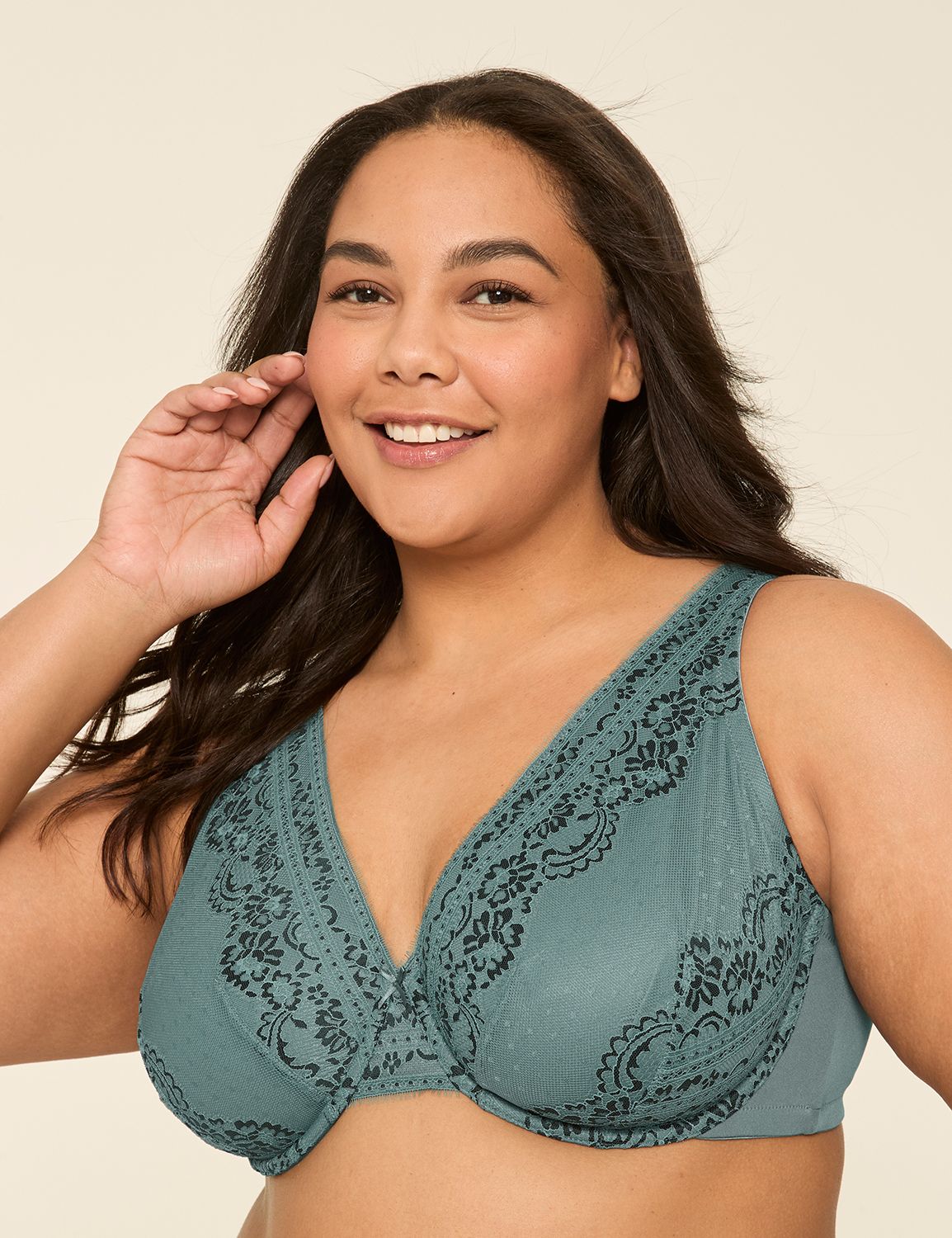 Lace Unlined Full Coverage Bra