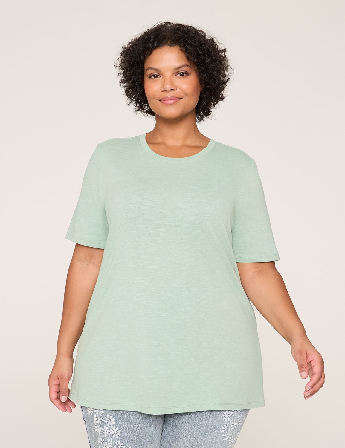 Perfect Sleeve Crew-Neck Tee