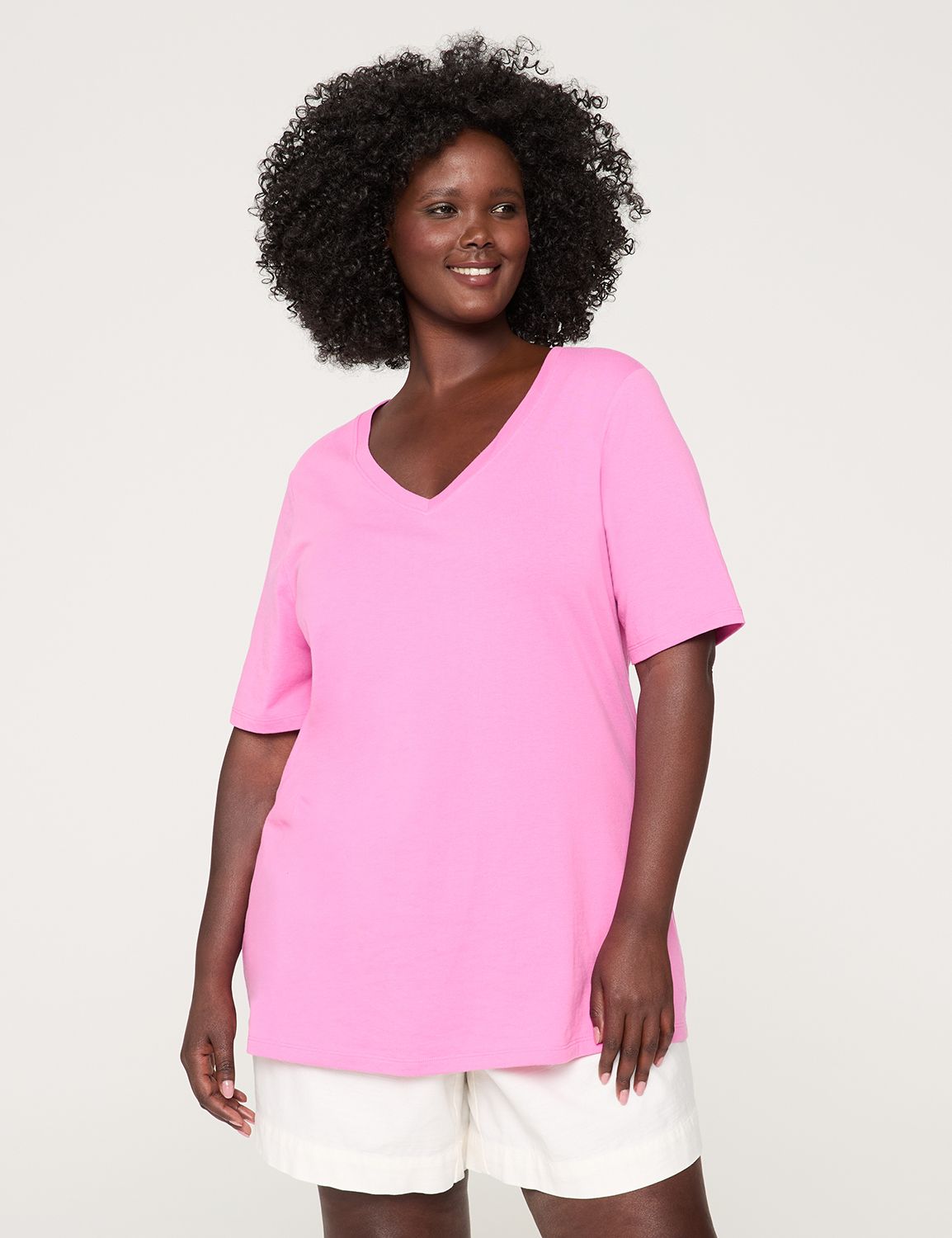 Perfect Sleeve V-Neck Tee