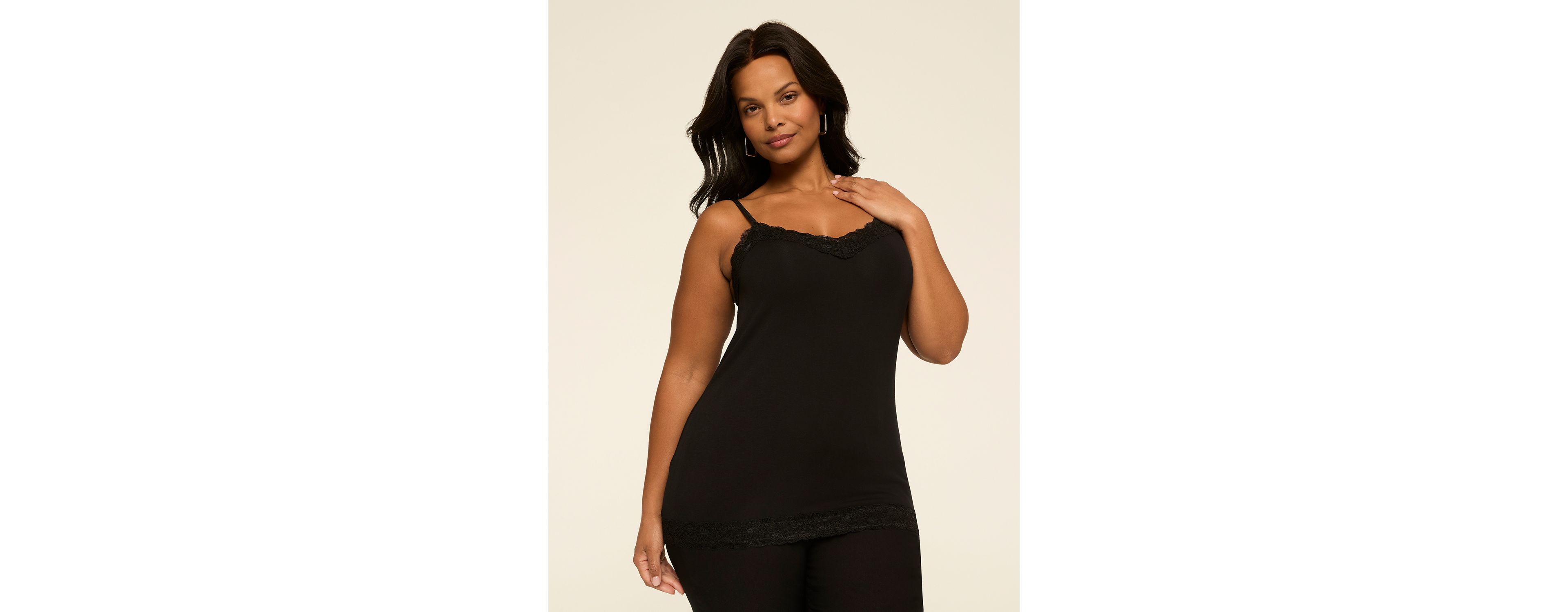 Lace-Trim Cami
