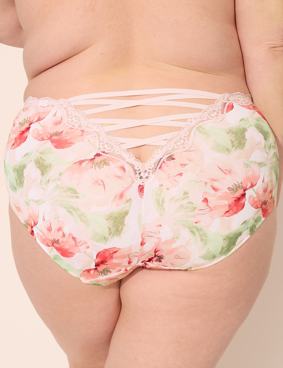 Lace-Trim Full Brief Panty