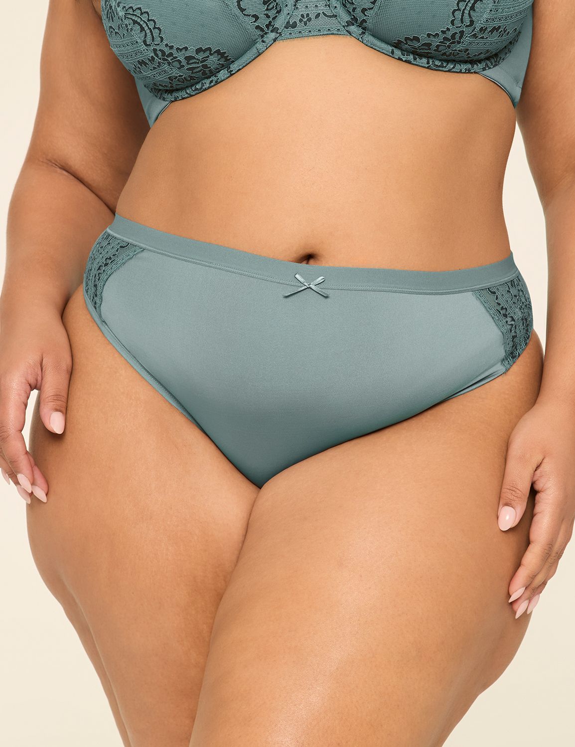 No Show High Waist French Cut Brief