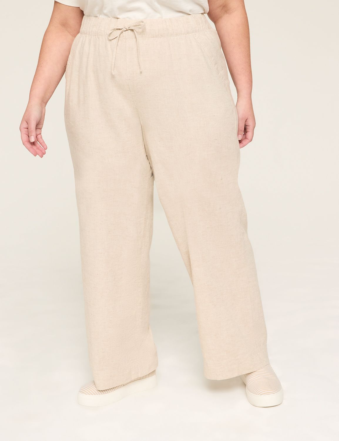 Linen Wide Leg Pant