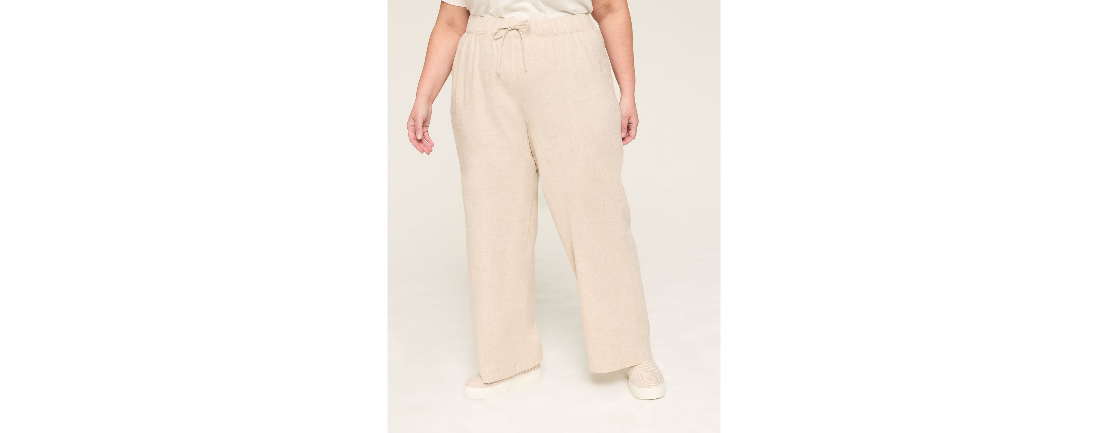 Linen Wide Leg Pant