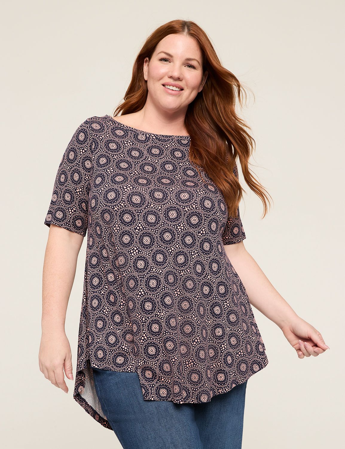 Max Swing Perfect Sleeve Boatneck Tee
