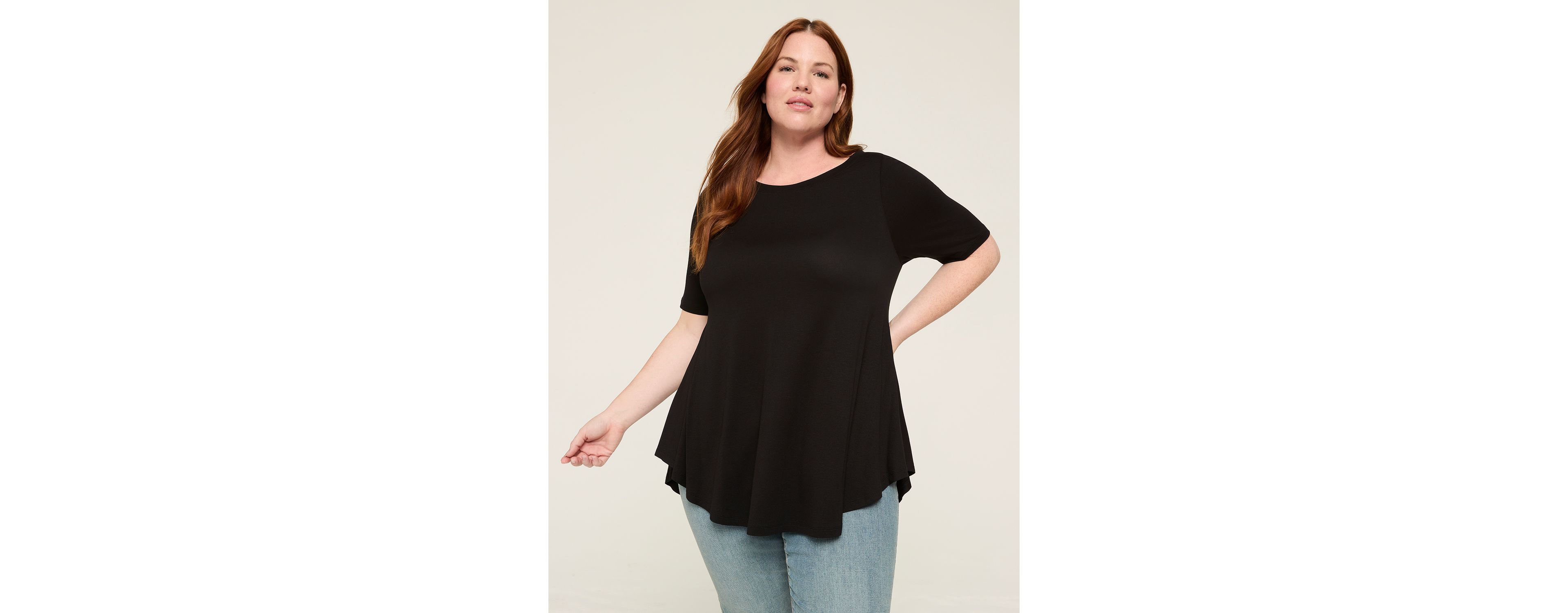 Max Swing Perfect Sleeve Boatneck Tee