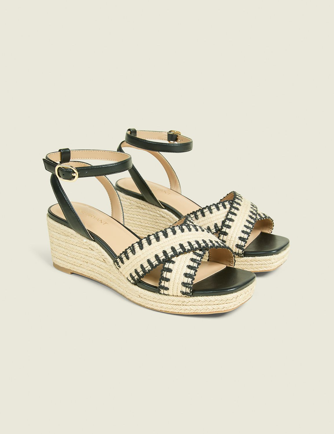 Dream Cloud Ankle Strap Espadrille Wedge