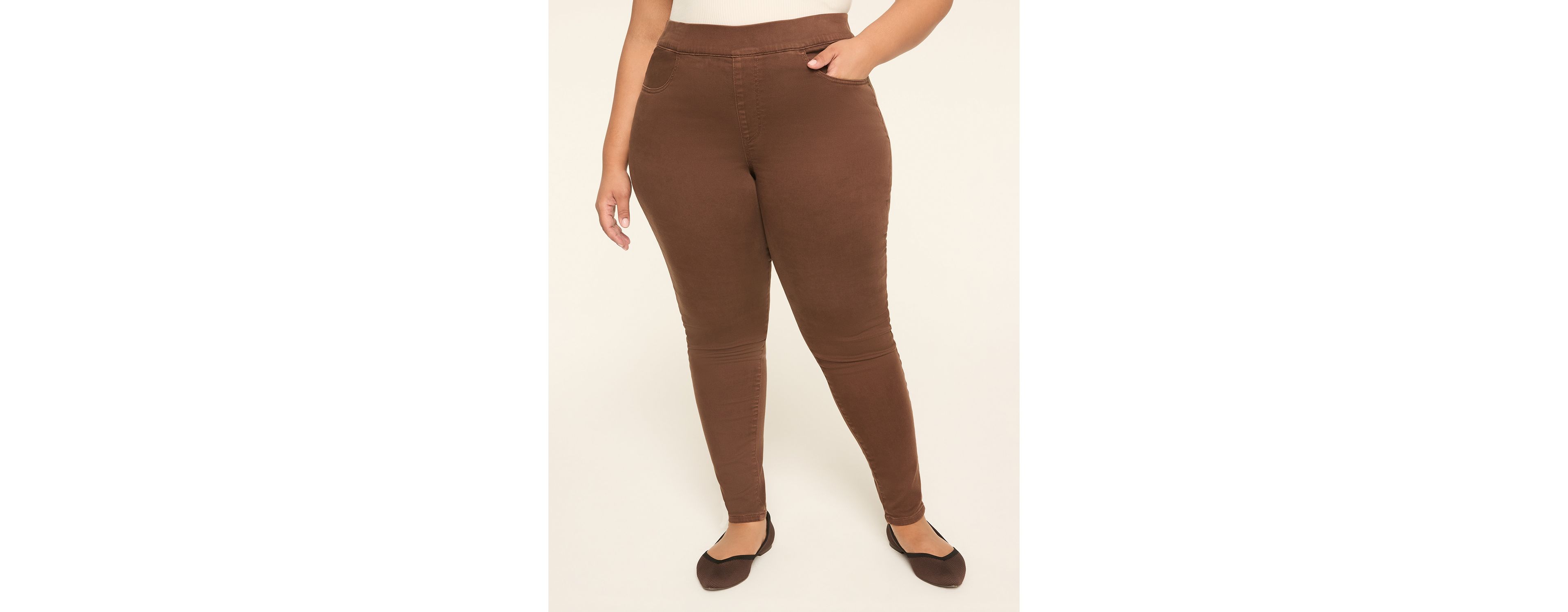 Pull-On Fit High-Rise Jegging
