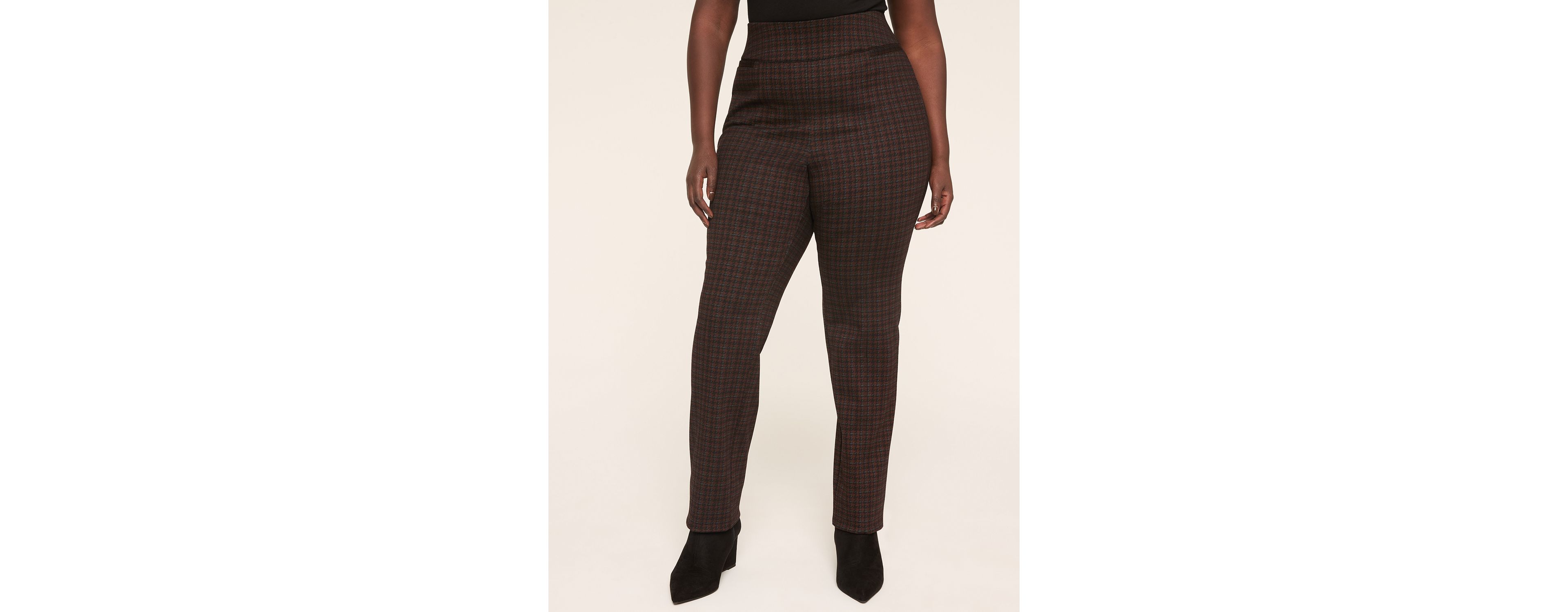 Ponte Pull-On Straight Leg Pant