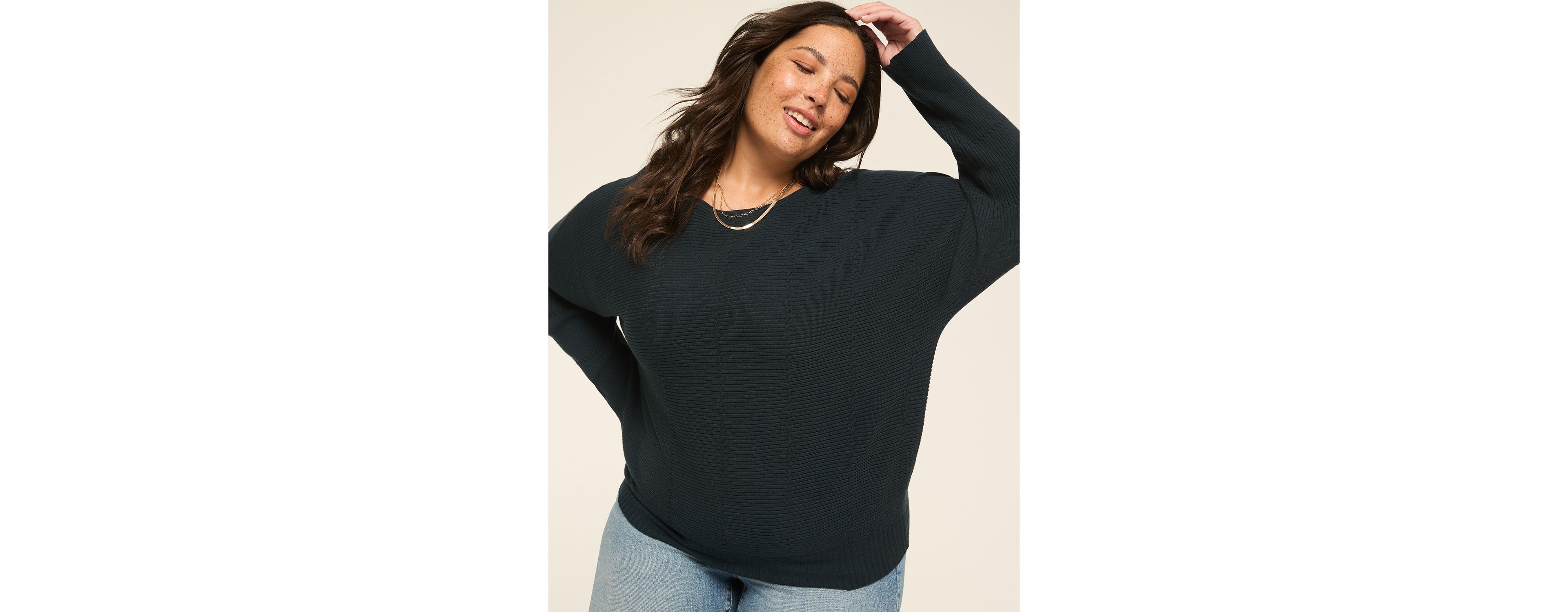 Textured Tunic Sweater