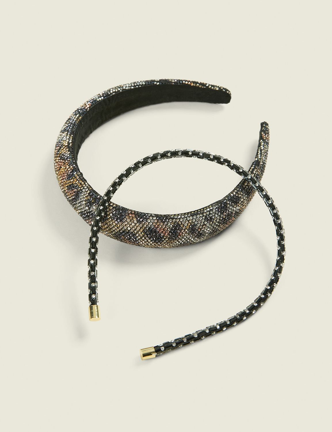 2 Pack Animal Print and Black Headband