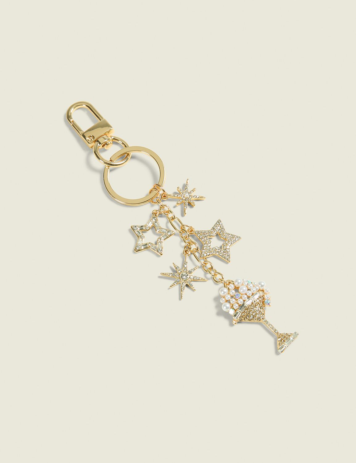 Bubbles & Stars Keychain