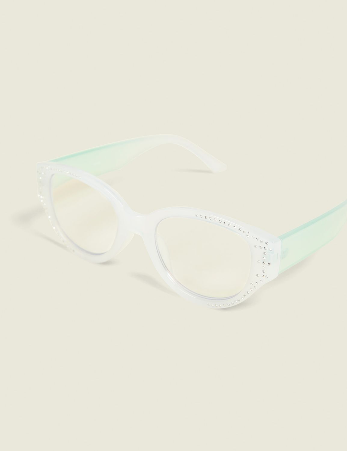 Embellished Circle Reader Glasses