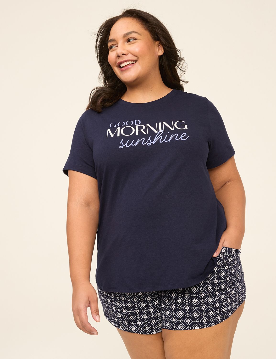 Comfy Cotton Tee & Short PJ Set