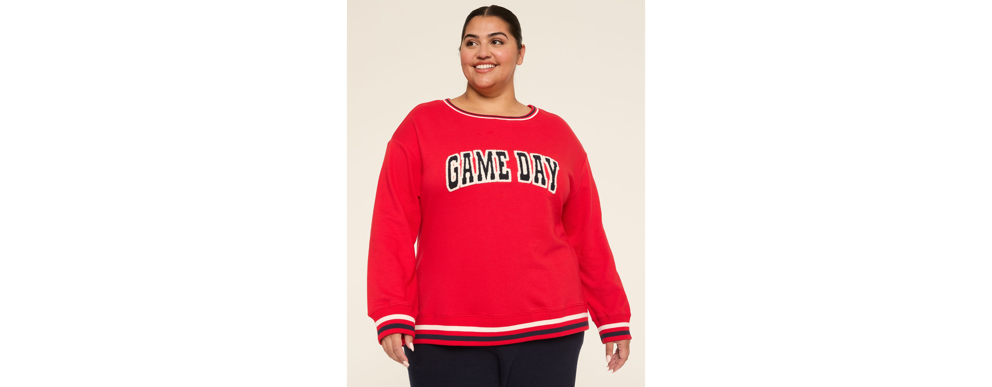 LIVI Long-Sleeve Crew-Neck Sweatshirt