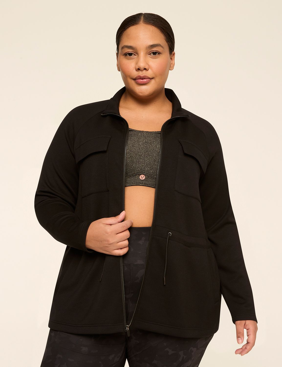 LIVI Journey Zip-Up Cinched Waist Jacket