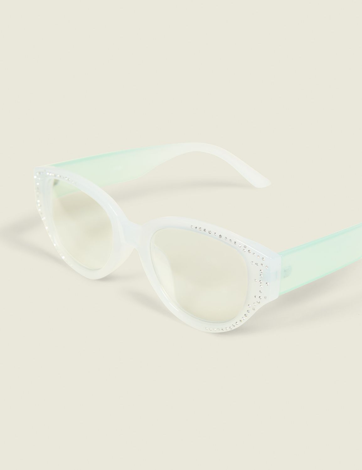 Grey & Turquoise Translucent Reader