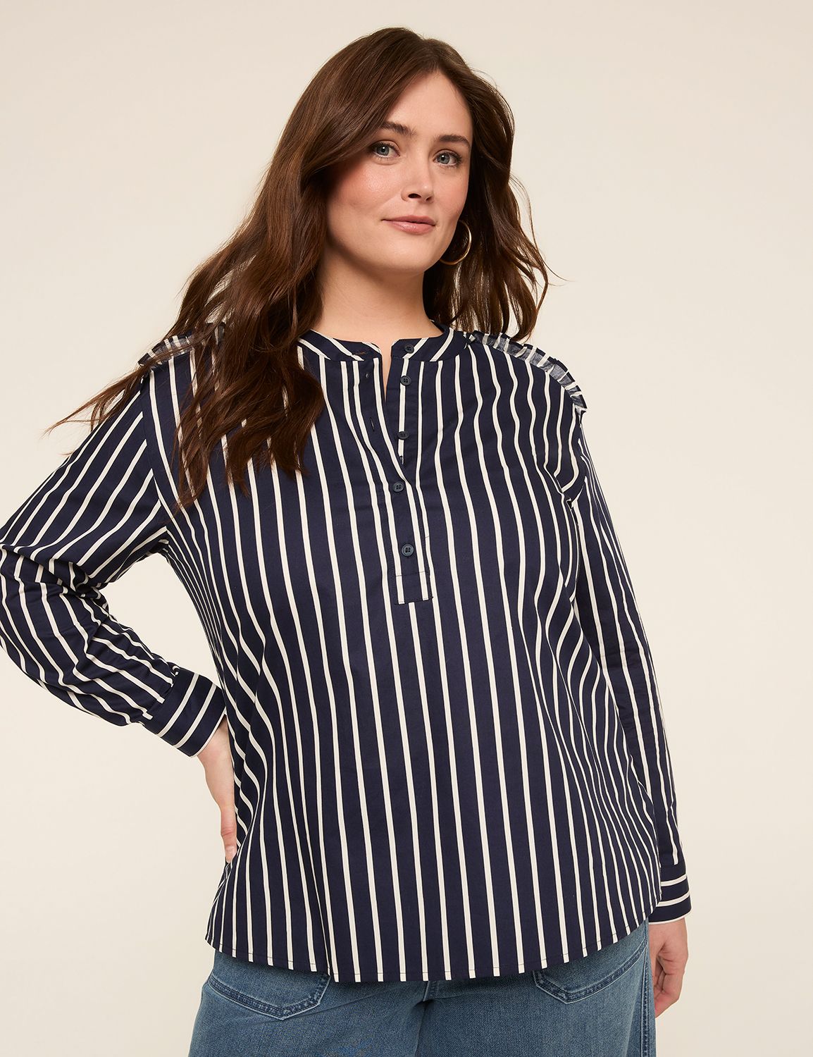 Long-Sleeve Button-Down Shirt