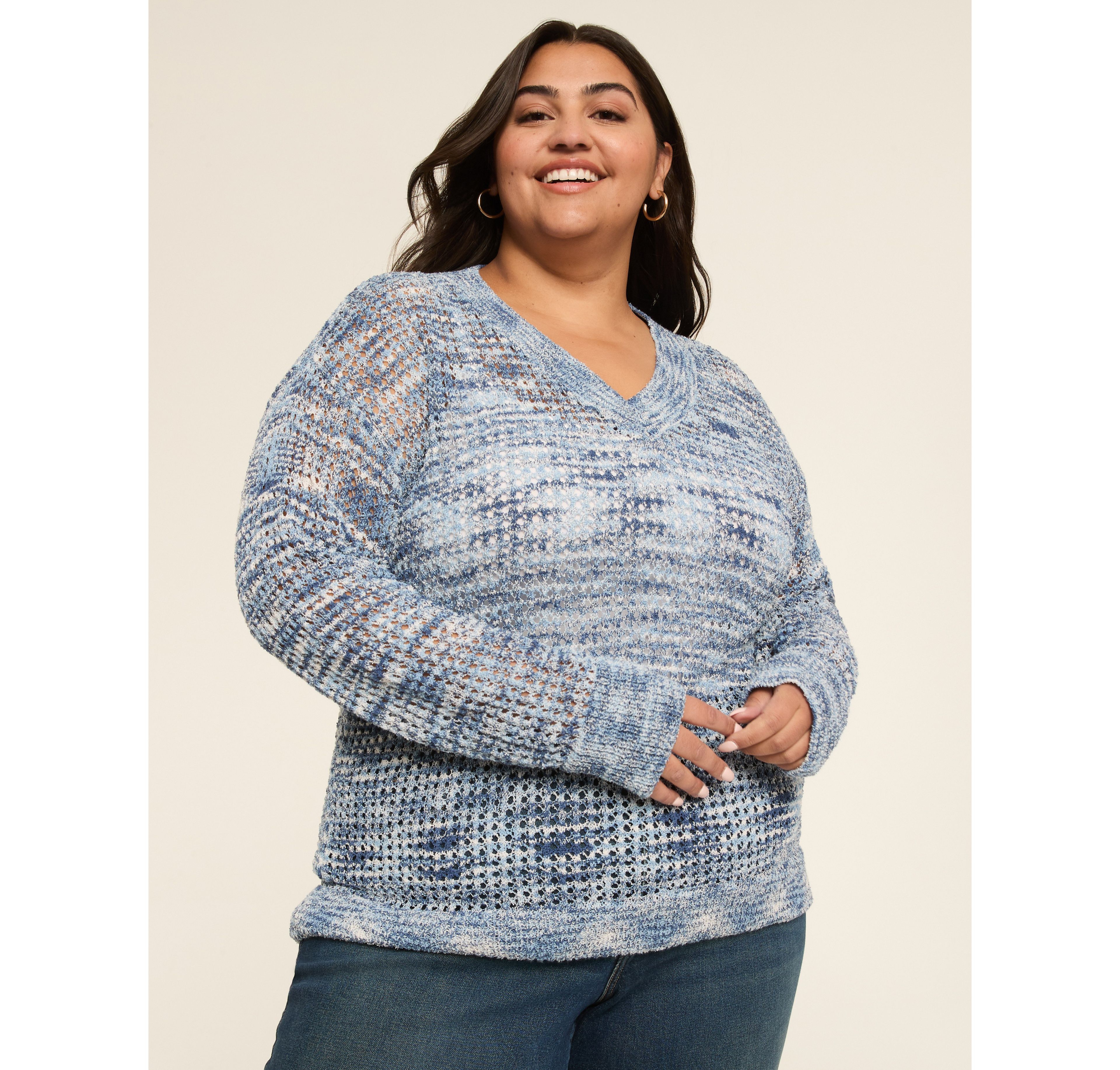 Classic Long Sleeve V-Neck Sweater