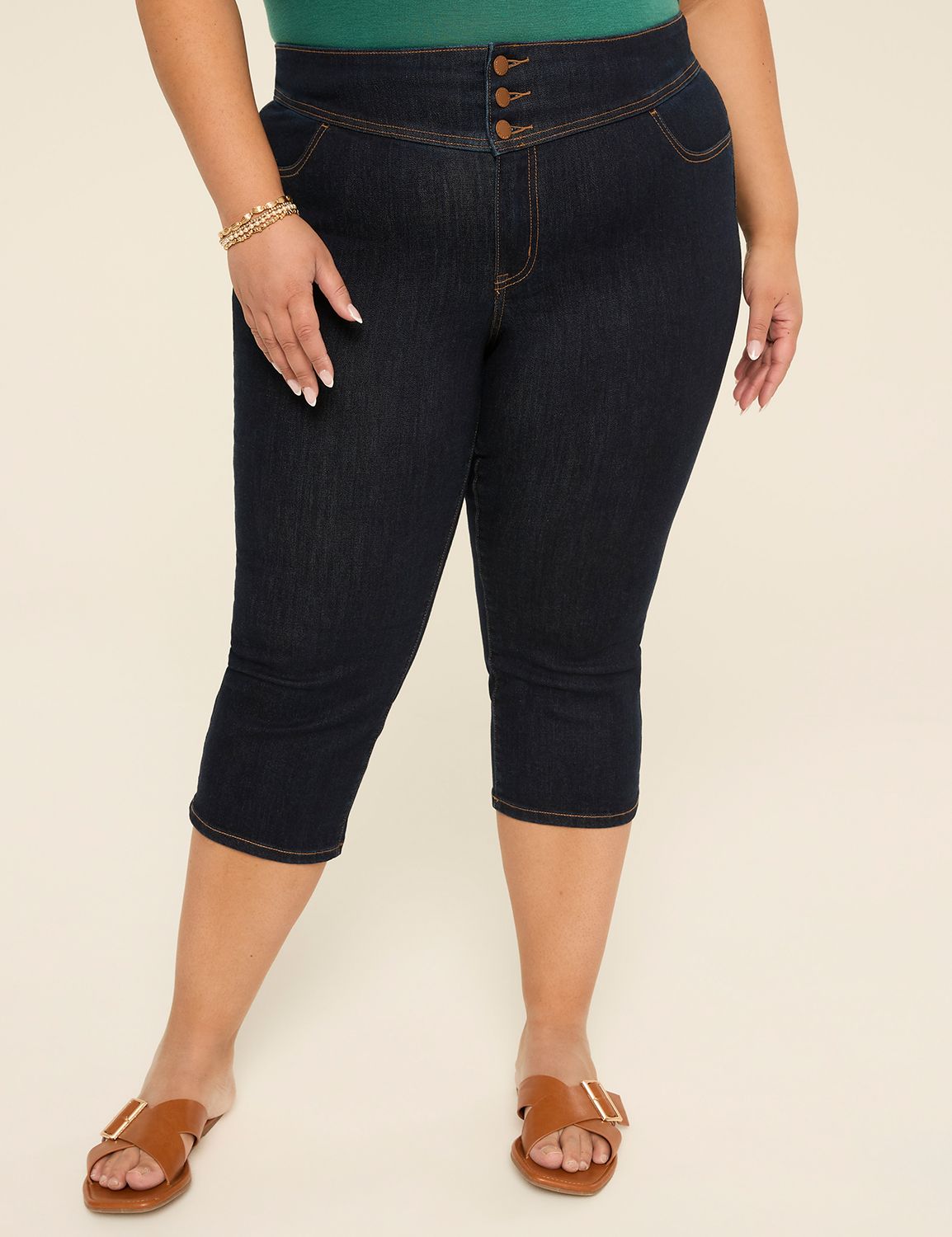 Knockout High-Rise Pedal Jean