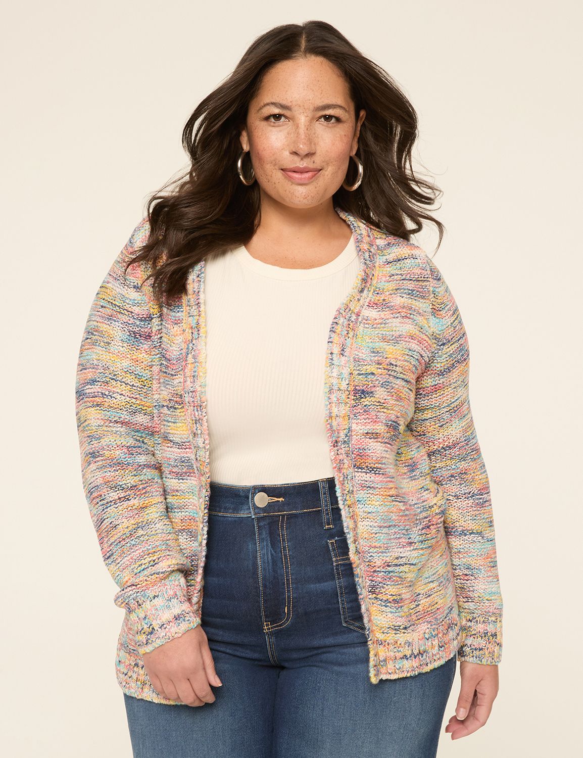 Open-Front Cardigan