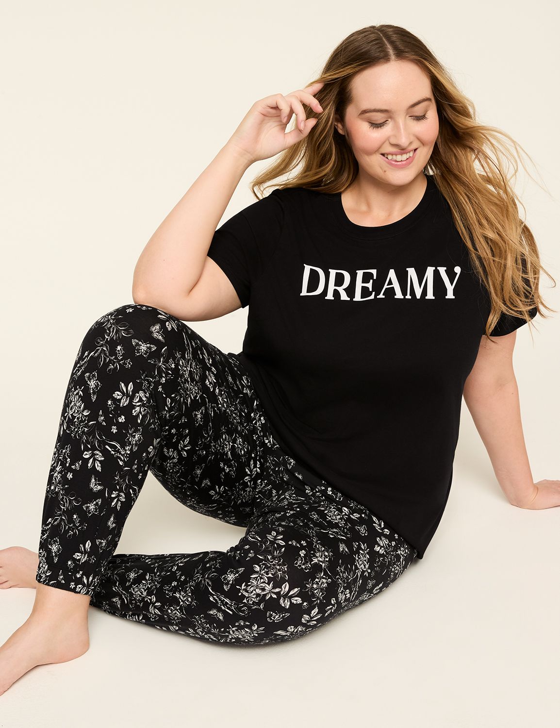 Comfy Cotton Tee & Jogger PJ Set