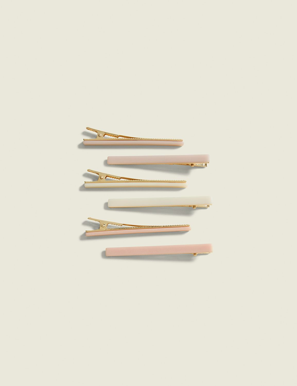 Pink & Neutral Hair Clip Pack
