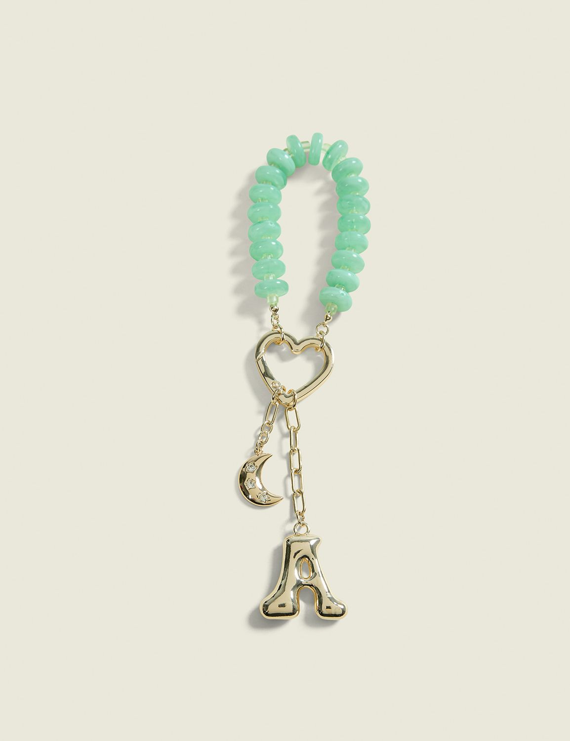 Initial Bag Charm