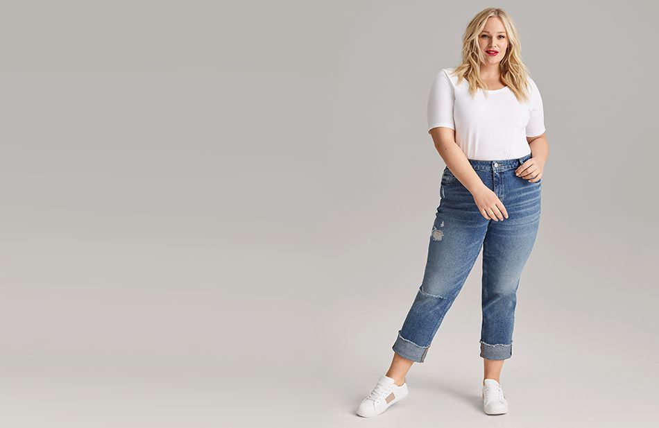 plus size capri jeans
