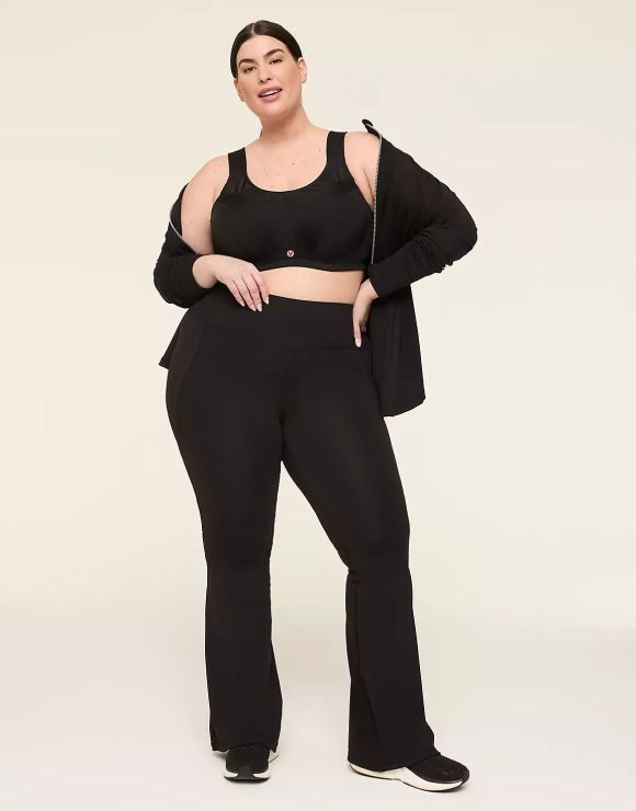 Photo of model in LIVI flare bottoms
