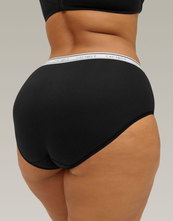alternate Photo of model in Cacique brief panties