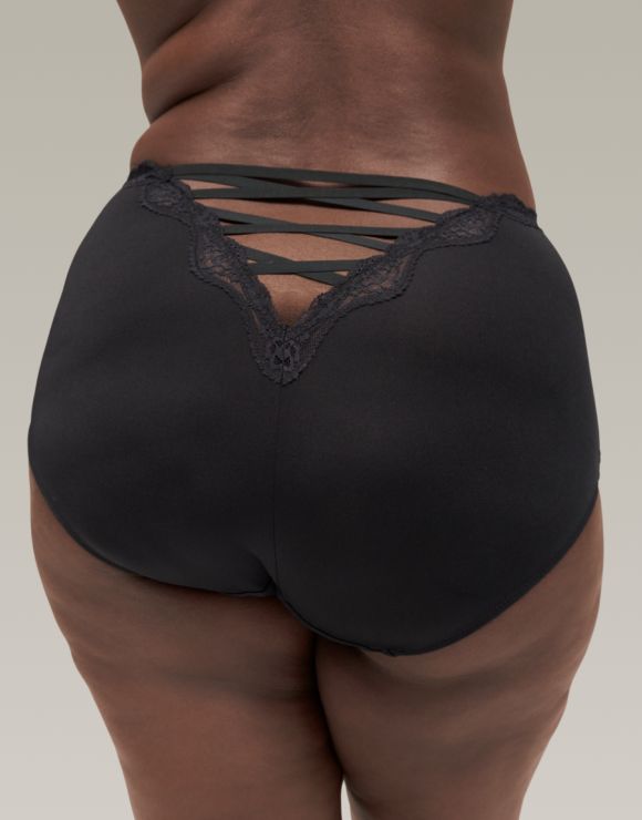 alternate Photo of model in Cacique high waist panties