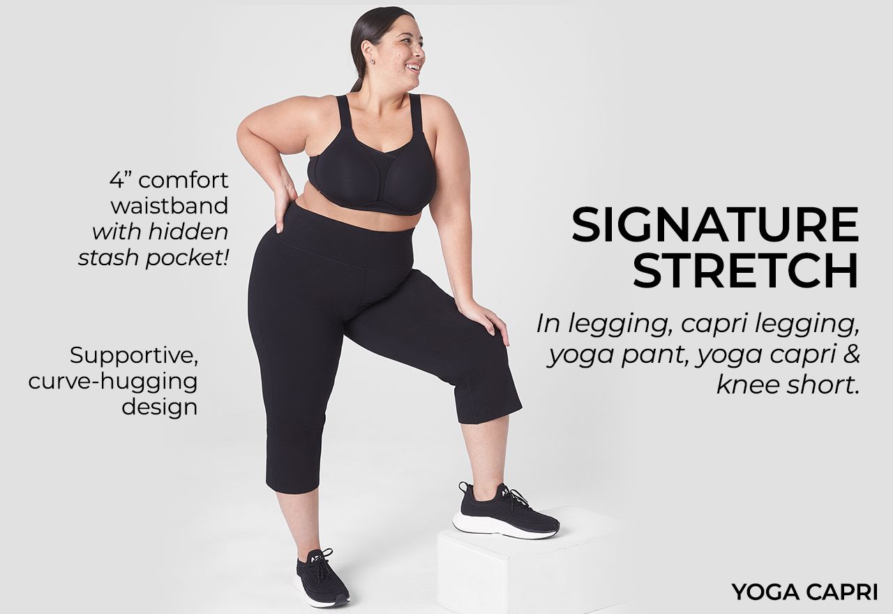Women's Plus Size Comfy Stretch Ankle Length Leggings Yoga Stretch Pants