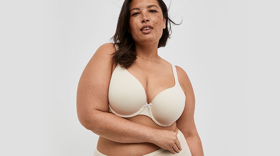 Women's Wired Everyday Bra Sizes A,B,C,D,E 34-50 White, Black