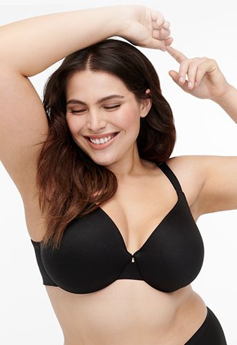 Details about   NEW Lane Bryant Cacique Intuition Full Coverage Bra Satin Black MANY PLUS SIZES 