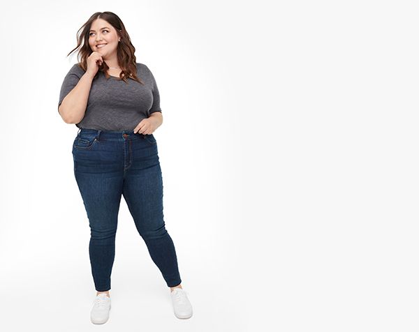 calcium werkelijk kanaal Plus Size Women's Jeans: Skinny, Flare & More | Lane Bryant