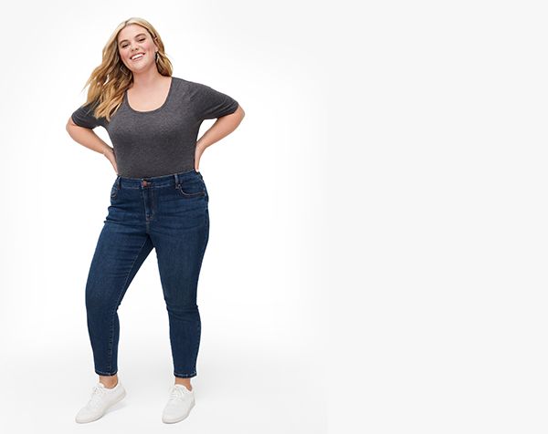 721 High Rise Skinny Women's Jeans (Plus Size