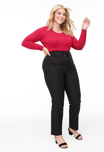 White Women Plus Size Straight Leg Trouser at Rs 2999/piece, Casual Ladies  Trouser in Bengaluru